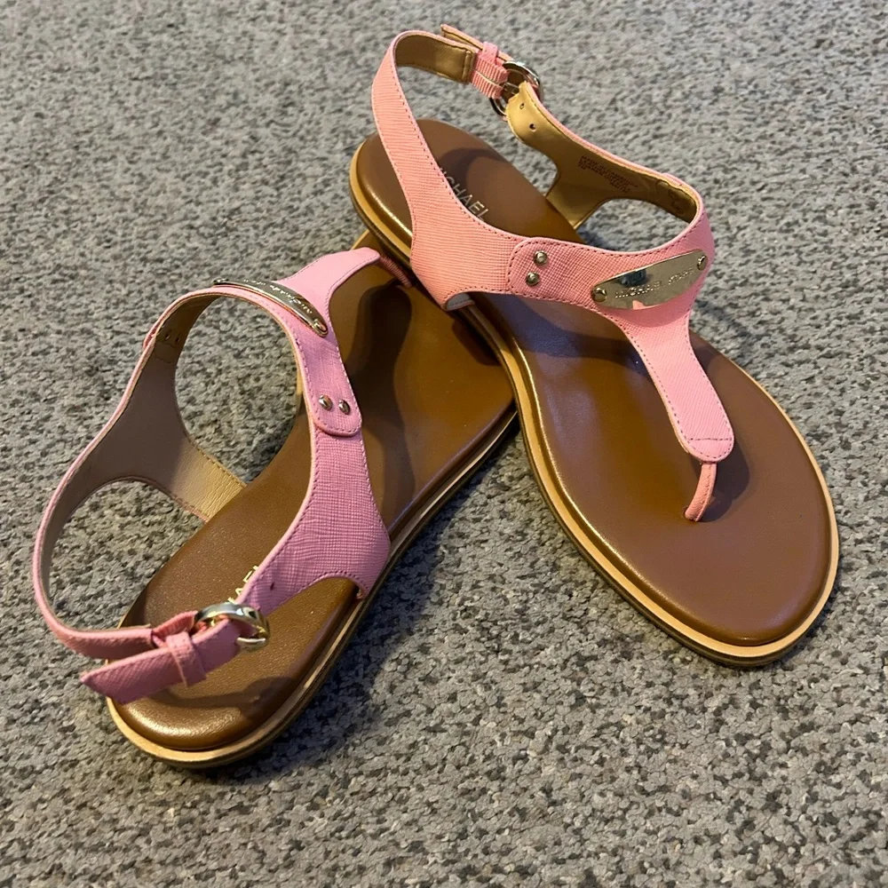 Michael Kors Plate pink sandals - Picture 1 of 6